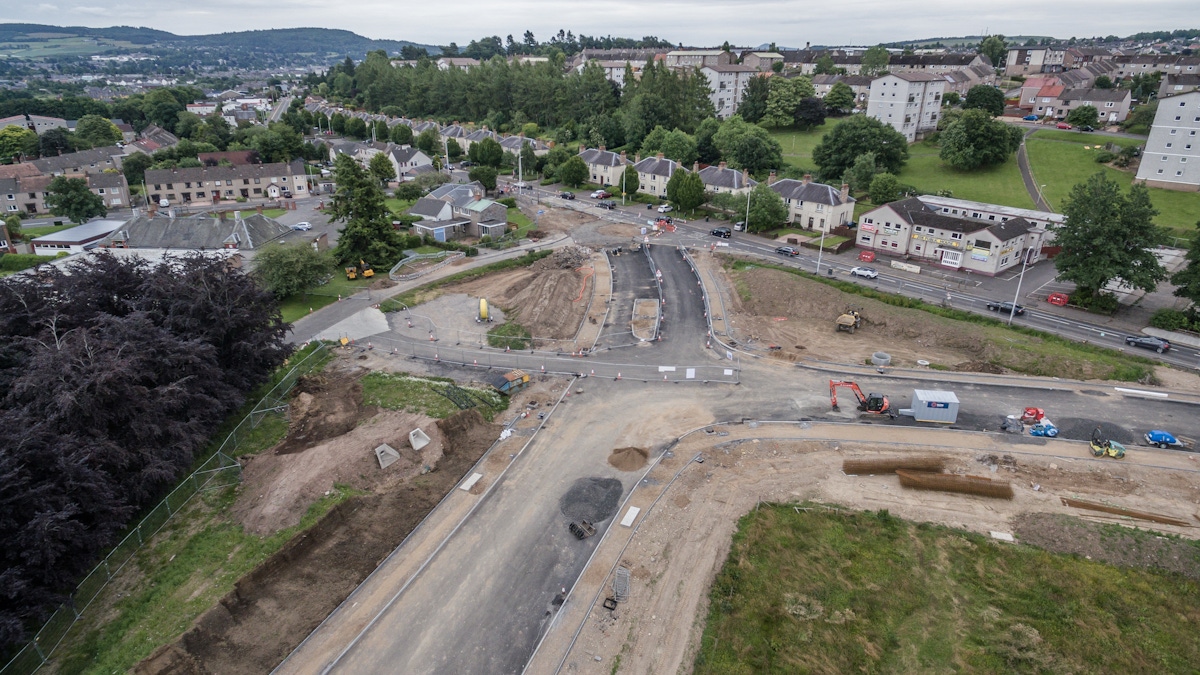 Crieff Road roundabout to new flyover 3